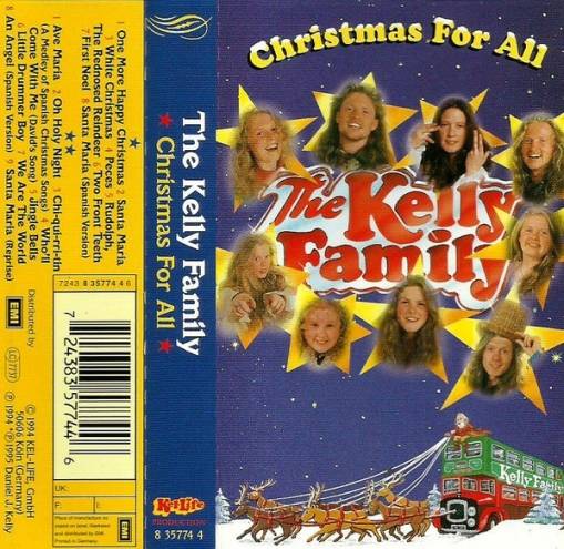 Okładka The Kelly Family - Christmas For All (mc) [NM]