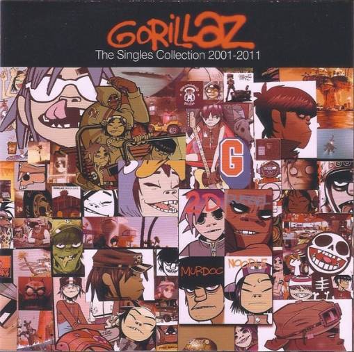 Okładka GORILLAZ - THE SINGLES 2001-2011