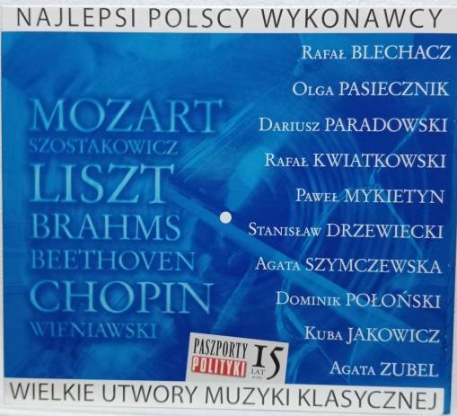 Okładka Various - Najlepsi Polscy Wykonawcy (Wielkie Utwory Muzyki Klasycznej) [EX]