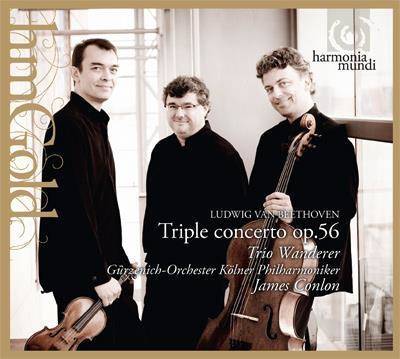 Okładka Beethoven - Triple Concerto op 56 Trio Wanderer