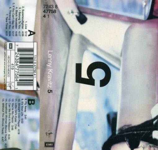 Okładka Lenny Kravitz - 5 [KASETA] [EX]