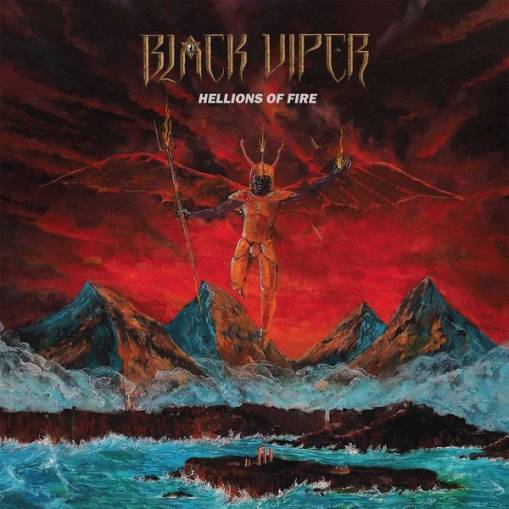 Okładka Black Viper - Hellions Of Fire LP RED YELLOW