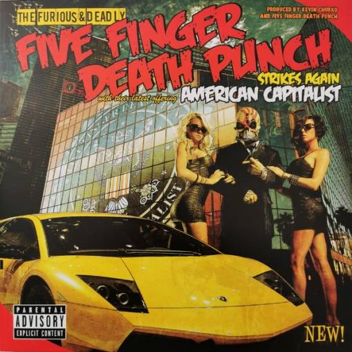 Okładka Five Finger Death Punch - American Capitalist LP