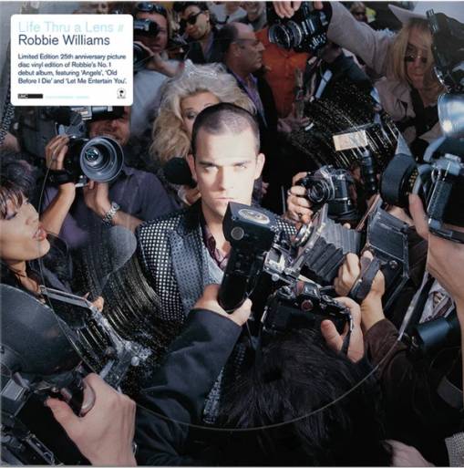 Okładka ROBBIE WILLIAMS - LIFE THRU A LENS (LP PICTURE DISC)