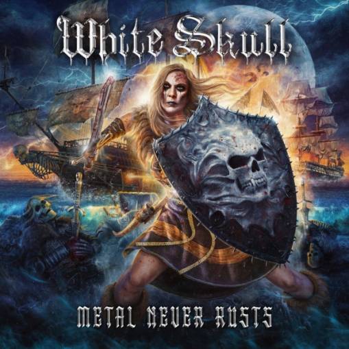 Okładka White Skull - Metal Never Rusts