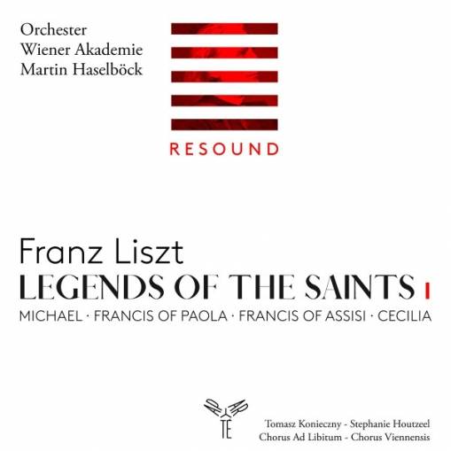 Okładka Liszt - Legends Of The Saints Vol 1 Orchester Wiener Akademie Haselbock Konieczny Houtzeel
