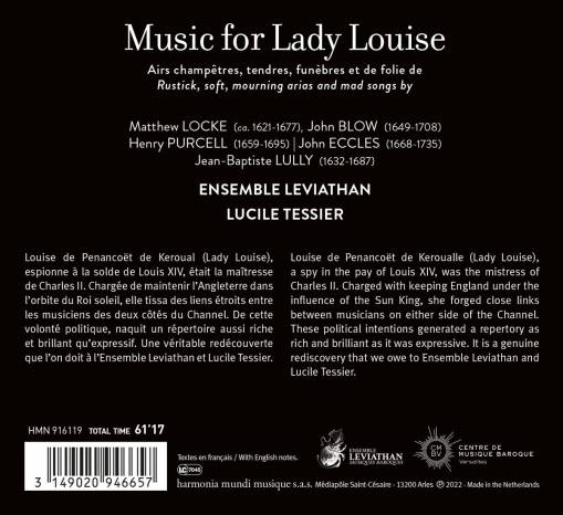 Music For Lady Louise Ensemble Leviathan Tessier