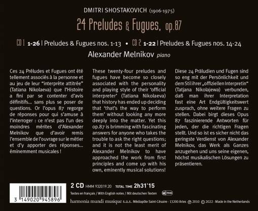 24 Preludes & Fugues Melnikov