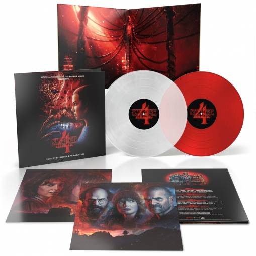 Stranger Things 4 Volume 2 OST LP CLEAR RED