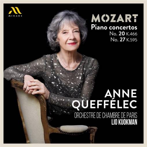 Okładka Mozart - Piano Concertos No 20 K 466 & No 27 K 595 Orchestre De Chambre De Paris Kuokman Queffelec