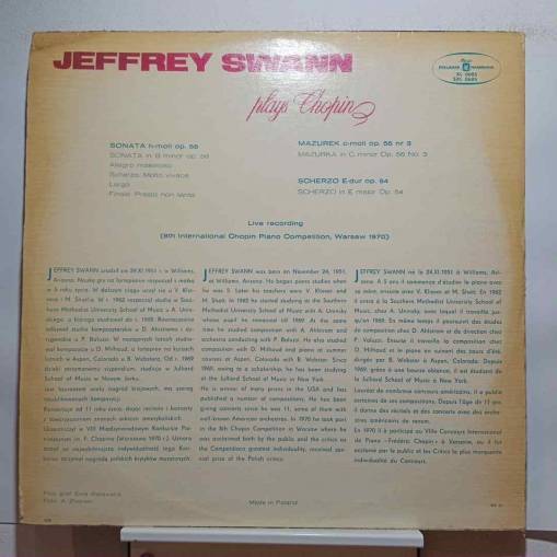 Jeffrey Swann Plays Chopin (LP) [NM]