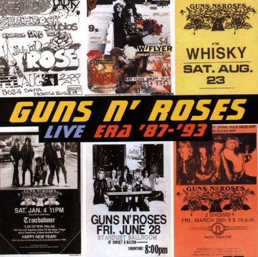 Okładka GUNS N' ROSES - LIVE ERA 87-93