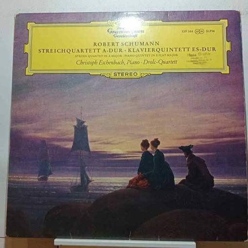 Okładka Robert Schumann - Streichquartett A-dur, Klavierquintett Es-dur (LP) [VG]