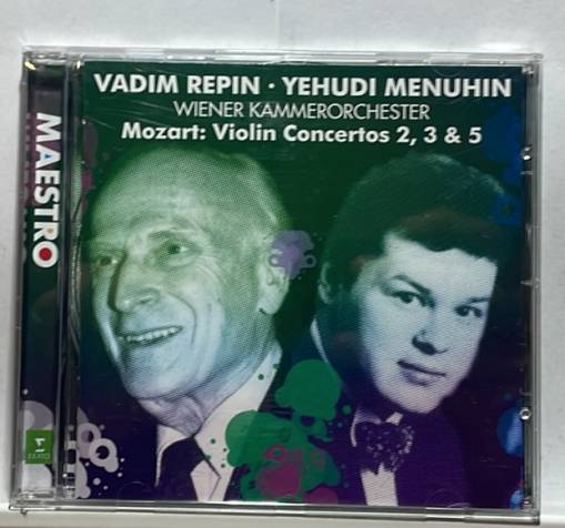 Okładka Vadim Repin - Yehudi Menuhin - Wiener Kammerorchester Mozart: Violin Concertos 2, 3 & 5 [NM]