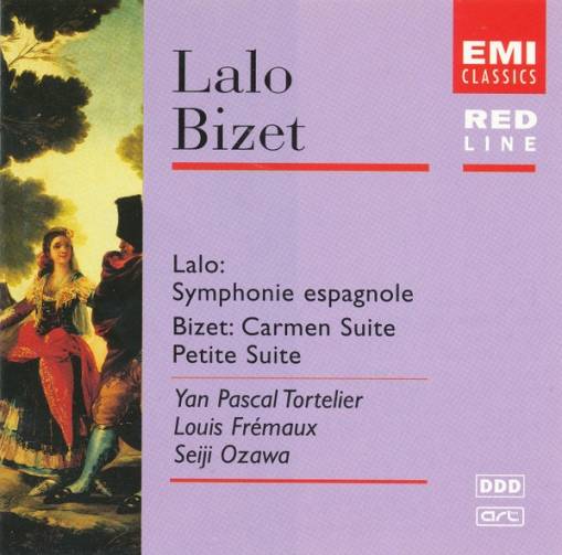 Okładka Yan Pascal Tortelier - Lalo: Symphonie Espagnole / Bizet: Carmen Suite, Petite Suite [NM]