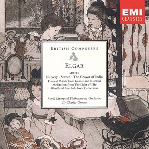 Okładka Sir Edward Elgar - Suites: Nursery. Severn. The Crown Of India. Funeral March From Grania And Diarmid. Meditation From The Light Of Life. Woodland Interlude From Caractacus [NM]