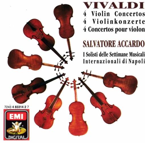 Okładka Antonio Vivaldi - Vivaldi: 4 Violin Concertos/4 Violinkonzerte/4 Concertos Pour Violon [NM]