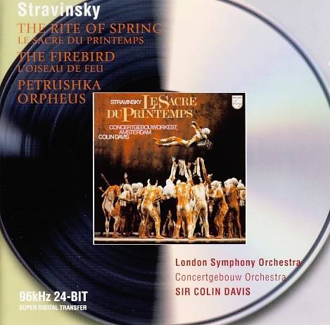 Okładka Igor Stravinsky - The Firebird / Petrouchka (1947 Version) / Rite Of Spring / Orpheus (96kHz 24-BIT) [NM]