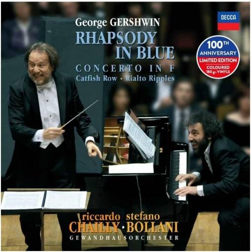 Okładka BOLLANI, STEFANO / RICARDO CHAILLY - RHAPSODY IN BLUE (2LP) (BLUE VINYL)