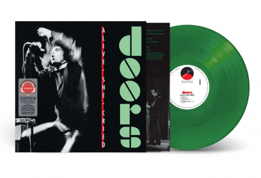 Okładka THE DOORS - ALIVE, SHE CRIED (LIMITED, TRANSLUCENT EMERALD VINYL, SYEOR 2024)