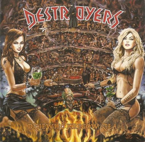 Okładka Destroyers - Dziewięć Kręgów Zła [NM]