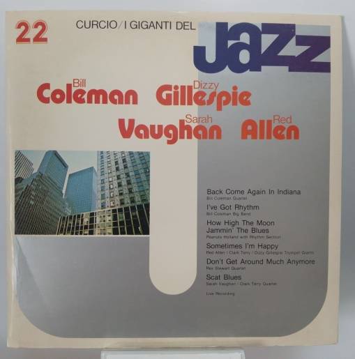 Okładka Coleman Gillespie Vaughan Allen - I Giganti Del Jazz Vol. 22 [EX]