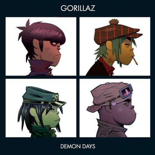 Okładka GORILLAZ - DEMON DAYS