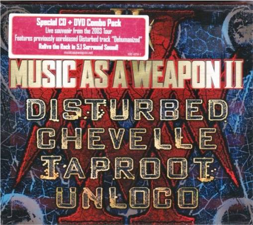 Okładka DISTURBED/TAPROOT/CHEV. - MUSIC AS A W.2 (CD + DVD)