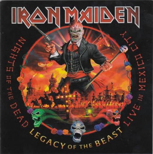 Okładka IRON MAIDEN - NIGHTS OF THE DEAD - LEGACY OF THE BEAST, LIVE IN MEXICO CITY (DELUXE)
