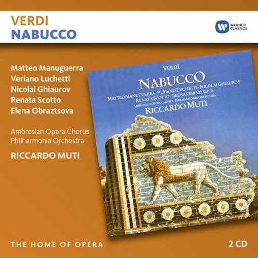 Okładka MANUGUERRA/LUCCHETTI/MUTI/PHILHARM.ORCH - VERDI: NABUCCO