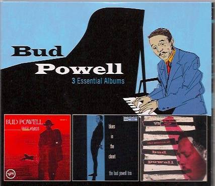 Okładka BUD POWELL - 3 ESSENTIAL ALBUMS (JAZZ GIANT, BLUES IN THE CLOSET, THE GENIUS OF BUD POWELL)