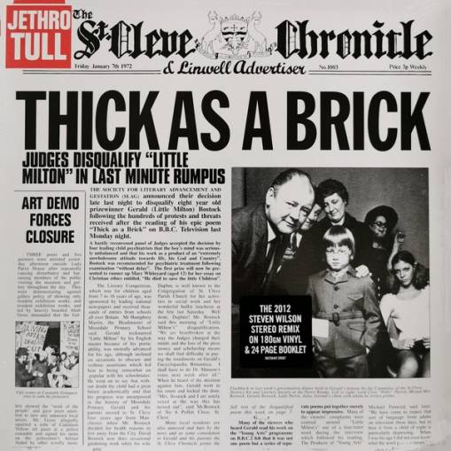 Okładka JETHRO TULL - THICK AS A BRICK