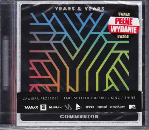 Okładka YEARS & YEARS - COMMUNION (PL)