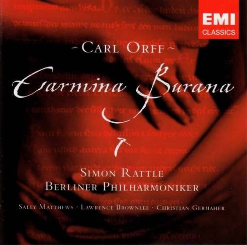 Okładka RATTLE, SIR SIMON - CARMINA BURANA