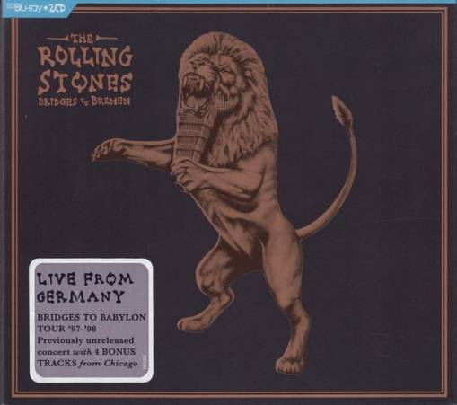 Okładka ROLLING STONES - BRIDGES TO BREMEN (LIVE AT WESERSTADION BREMEN 1998) (BLU-RAY+2CD)