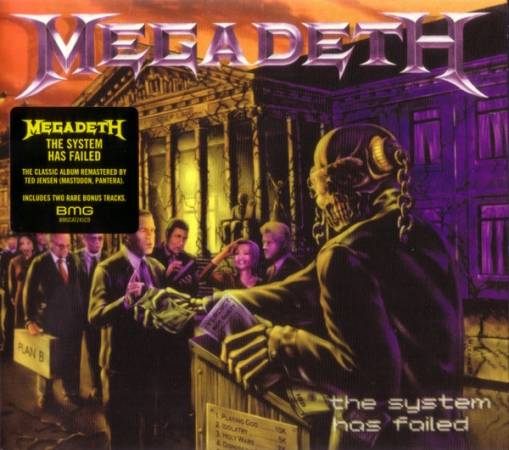 Okładka MEGADETH - THE SYSTEM HAS FAILED (2019 REMASTER)