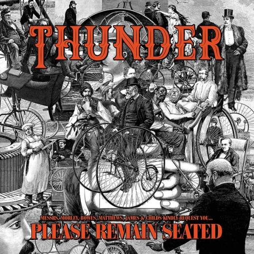 Okładka THUNDER - PLEASE REMAIN SEATED (TRANSPARENT ORANGE LP)