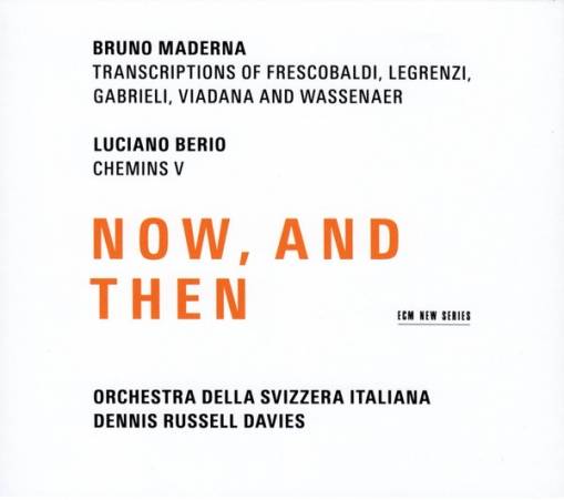 Okładka MADERNA BRUNO/BERIO LUCIANO - NOW AND THAN