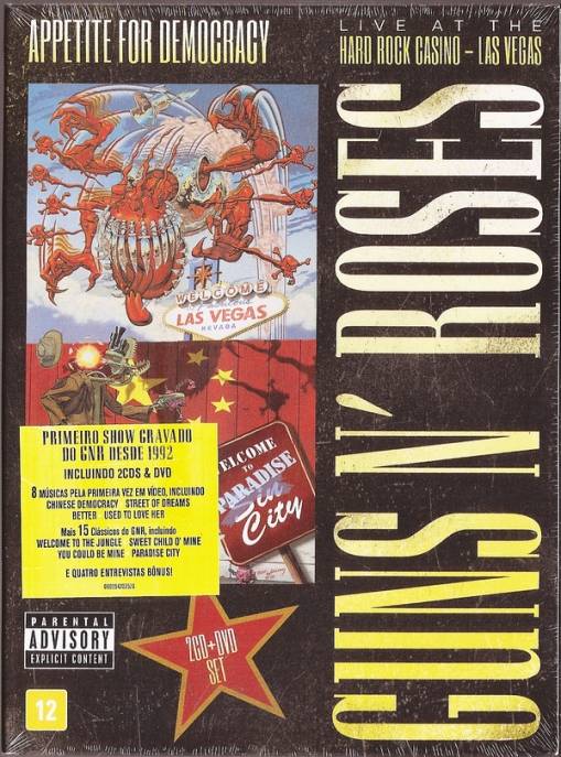 Okładka GUNS N' ROSES - APPETITE FOR DEMOCRACY: LIVE AT THE HARD ROCK CASINO(2CD/DVD) DELUXE LTD.
