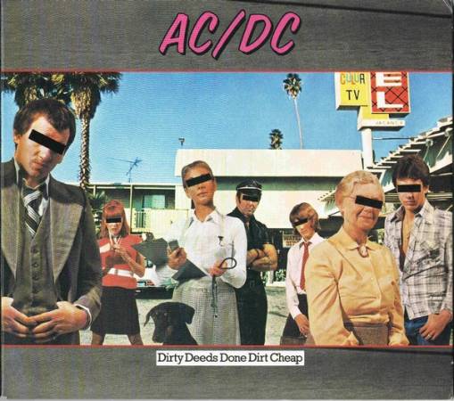 Okładka AC/DC - Dirty Deeds Done Dirt Cheap