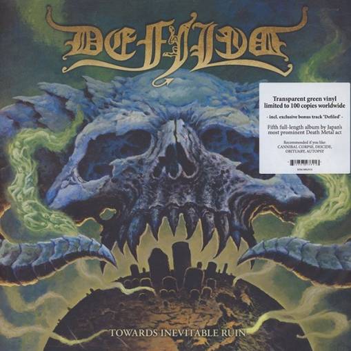 Okładka Defiled - Towards Inevitable Ruin Green Lp