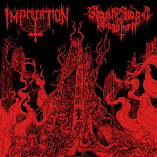 Okładka Imprecation Black Blood Invocation - Diabolical Flames Of The Ascended Plague