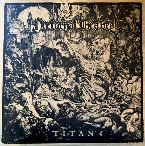 Okładka Nocturnal Graves - Titan Black LP