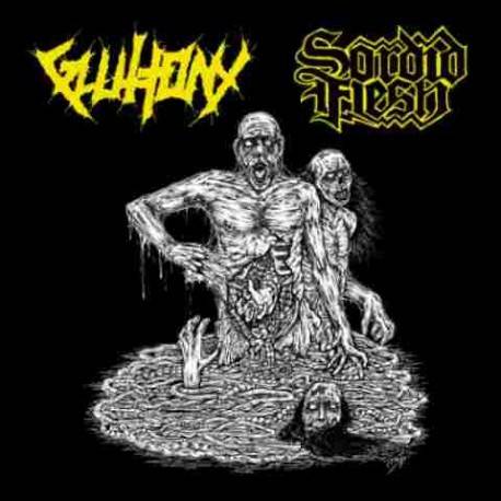 Okładka Gluttony Sordid Flesh - Split