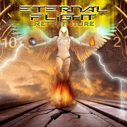 Okładka Eternal Flight - Retrofuture