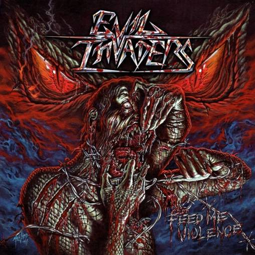 Okładka Evil Invaders - Feed Me Violence