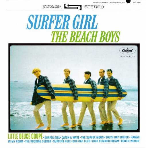 Okładka BEACH BOYS, THE - SURFER GIRL LP LTD.