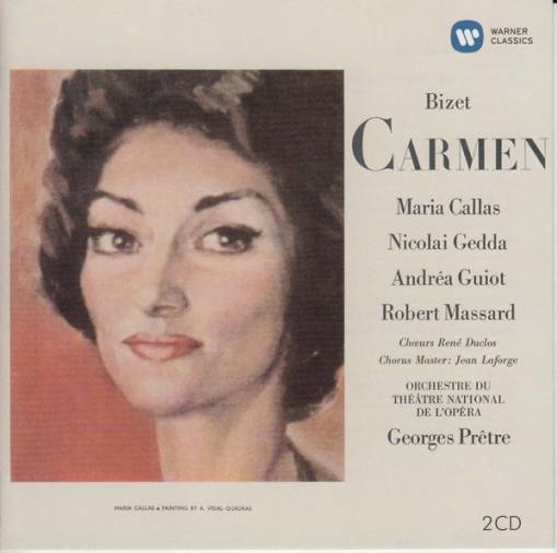 Okładka CALLAS, MARIA/NICOLAI GEDDA/ROBERT MASSARD/PARIS OPERA ORCHESTRA/GEORGES PRETRE - BIZET: CARMEN (1964)