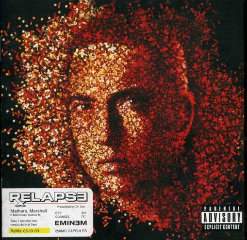 Okładka EMINEM - RELAPSE