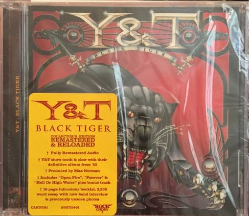 Okładka Y&T - Black Tiger